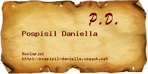 Pospisil Daniella névjegykártya